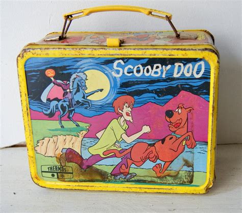 metal mystery pencil box scooby doo|Vintage Lunch Box Scooby Doo for sale .